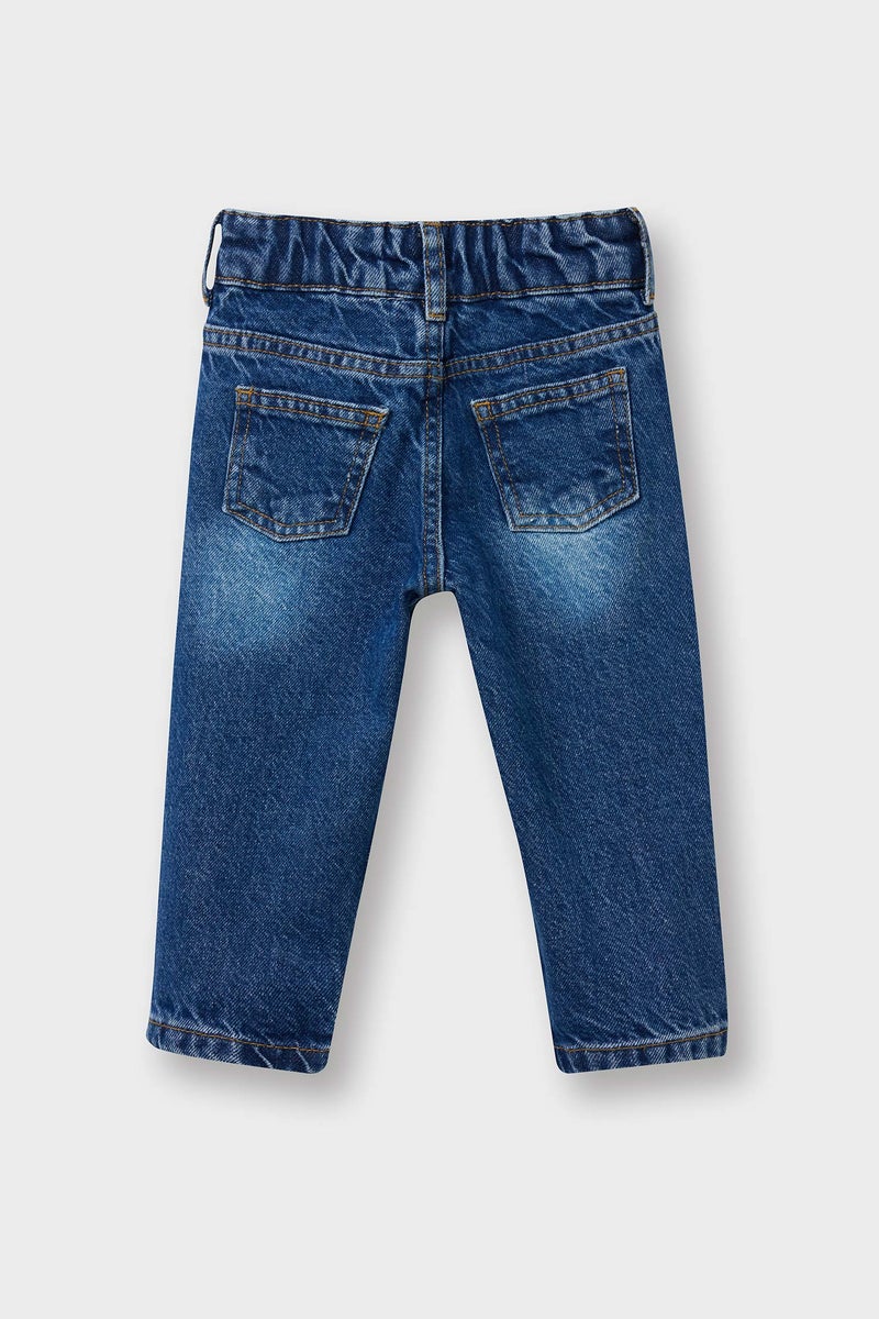 ديفاكتو بنطلون جينز موم فيت للرضع بناتي - Image 3